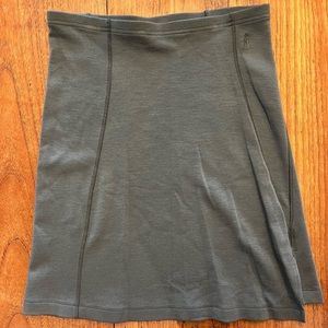 Smartwool Merino Wool Gray Elastic Skirt
